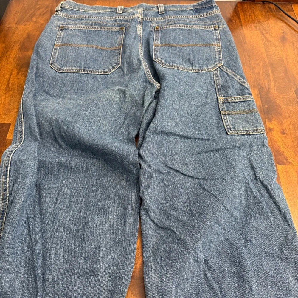 Urban Pipeline Mens Jeans 38x32 Blue Denim Carpenter Style‎ Relaxed Fit
